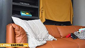 amateur hot latin webcam model in homemade tape