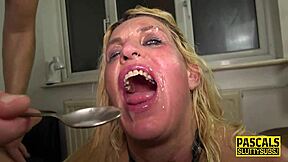 hey, that busty milf is bound and gagged