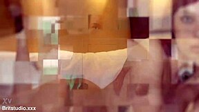 I play a hot nurse masturbating with a wand