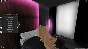 My Gf Gives Me A FOOTJOB In ROBLOX!
