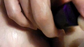 Arse vibe and squirt making me orgasm so hard