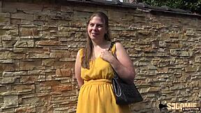 Alice, the chubby French milf, demands a rough guy for intense anal pleasure