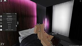 My Gf Gives Me A FOOTJOB In ROBLOX!