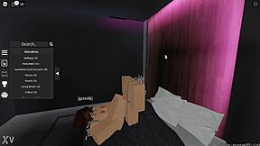 My Gf Gives Me A FOOTJOB In ROBLOX!