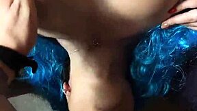 I Fucked A Blue-Haired Fairy Hard In Mouth And Pussy!