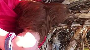 Detailed Assfucking With Real Doll Sex Toy Outdoors