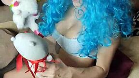 I Fucked A Blue-Haired Fairy Hard In Mouth And Pussy!