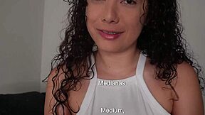 Young girl receives instructions in bedroom, showcasing natural beauty.