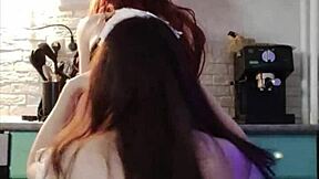 Milf says, 'I fucked him in maid costume'