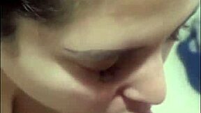 Brazilian Couple's Homemade Striptease in Bedroom