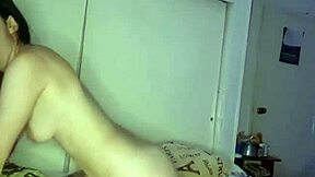 amateur asian couple fucks hard with big ass bent over in trailer