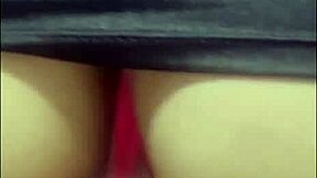 Brazilian Couple's Homemade Striptease in Bedroom