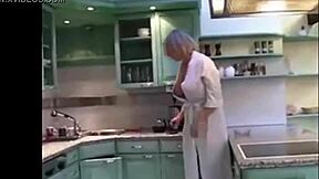 Date with blonde norsk mature