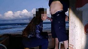 Intense Anal Fucking On Beach Delight