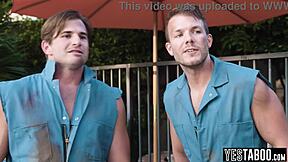 Two Horny Handymen Rail Bisexual Clients Big Ass Petite 18+ Milf Wife!