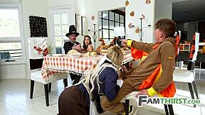 Thanksgiving Squirt Fest with Family Taboo Group