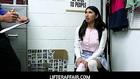 lifteraffair - would you release me if i give you a blowjob teen 18+ penelope woods asked cop