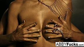 Ancient Gold Statues Come Alive for Intense Lesbian Pussy Eating