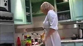 Date with blonde norsk mature