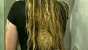 step brother caught horny sister in shower and fucks her - olivia bay