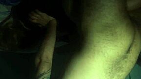 dirty latina pussy farts cum during double penetration