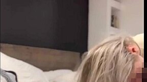 The skinny horny girl from tinder rides and sucks my big cock nonstop until swallowing all the cum