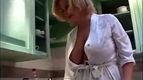 Date with blonde norsk mature