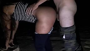 Intense Anal Fucking On Beach Delight
