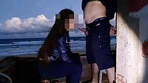 Intense Anal Fucking On Beach Delight