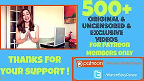 Hot Secretary Dancing In The Office.