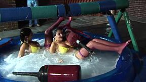 Cindy Behr Swallows Cum After 4-Way with Kit and Kat