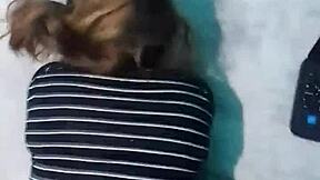 Pov Latina Milf Bent Over Doggystyle Webcam On Big Bed