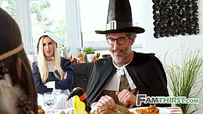 Thanksgiving Squirt Fest with Family Taboo Group