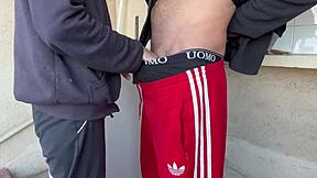 Accidental Homemade Sex With The Neighbour - Cum In My Mouth - Blowjob In The Laundry Room