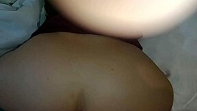 Submissive latina stepmom lets son fuck her while husband works