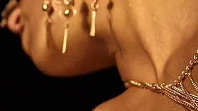 Ancient Gold Statues Come Alive for Intense Lesbian Pussy Eating