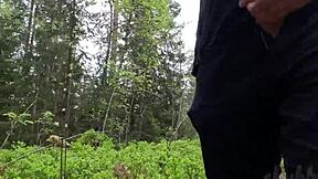 Chubbykaot Flashing And Masturbating In The Woods