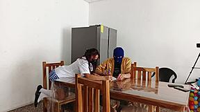 prima practices how she is going to seduce her master