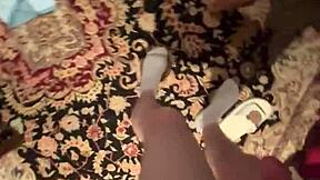 Hard interracial after a party latina