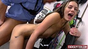 innocent teen 18+ not so clever when it comes to deepthroat and fucking!