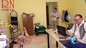 Yoga Time In The Office Regina Noir Scene 6