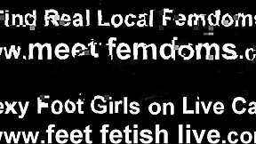 I want you to worship my feet all night