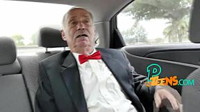 Grandpa skillfully uses his old tool with experience.