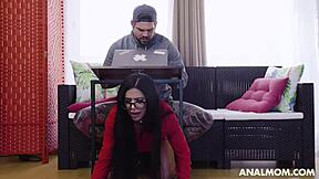 Cheating Stepmom Bribes Stepson Using Anal Sex