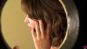 Ashley Agreed To Blow Chris Through The Wall Hole!