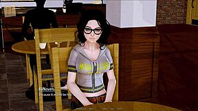 Exploring the harem hotel in game episode 390