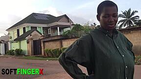 She begs for more during their gentle love making.