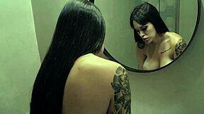 tattoo latina fake tit big boob slut interviewed and fucked