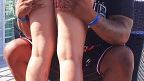 Cooking something hot now