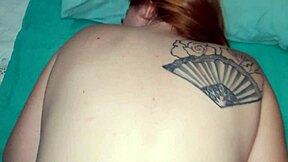 Milf gets pussy massage with big creampie.